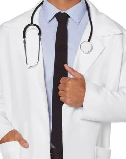 Spirit Halloween Adult Lab Coat Doctor Costume -HALLOWEEN COSTUMES Sales 00182451 c