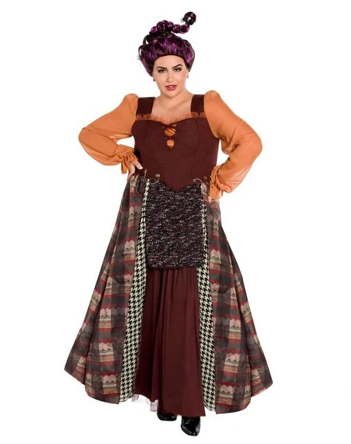 Spirit Halloween Adult Mary Sanderson Plus Size Costume - Hocus Pocus -HALLOWEEN COSTUMES Sales 01355338 a