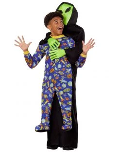 Spirit Halloween Kids Alien Abduction Costume