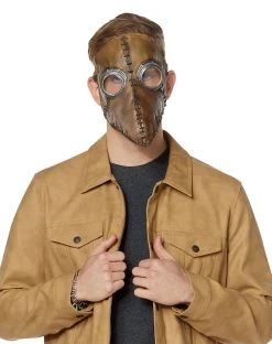 Spirit Halloween Brown Plague Doctor Half Mask