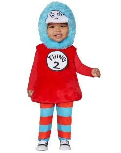 Spirit Halloween Baby Thing 1 Belly Costume - Dr. Seuss