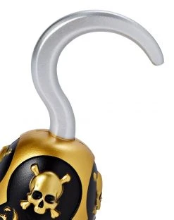Spirit Halloween Gold Skull Pirate Hook 5 Spirit Halloween Gold Skull Pirate Hook -HALLOWEEN COSTUMES Sales 01453059 b