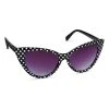 Spirit Halloween Black and White '50s Polka Dot Sunglasses -HALLOWEEN COSTUMES Sales 01468792 a