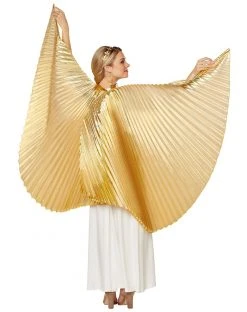 Spirit Halloween Goldtone Roman Wings -HALLOWEEN COSTUMES Sales 01468917 b