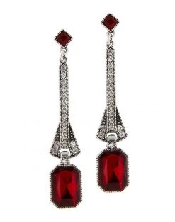 Spirit Halloween Deluxe '20s Red Earrings