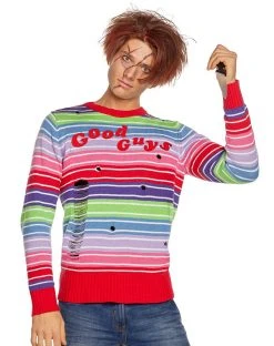 Spirit Halloween Adult Chucky Plus Size Sweater